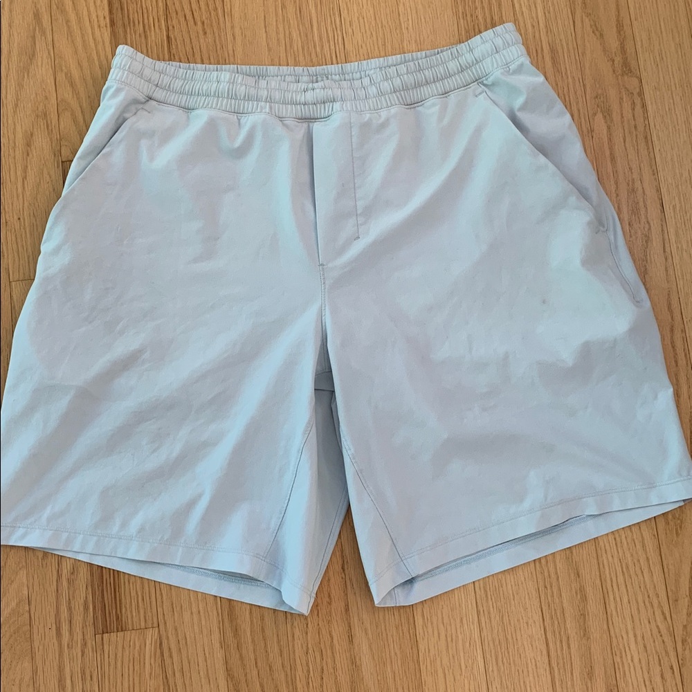 lululemon athletica Light Blue Men's Athletic Shorts